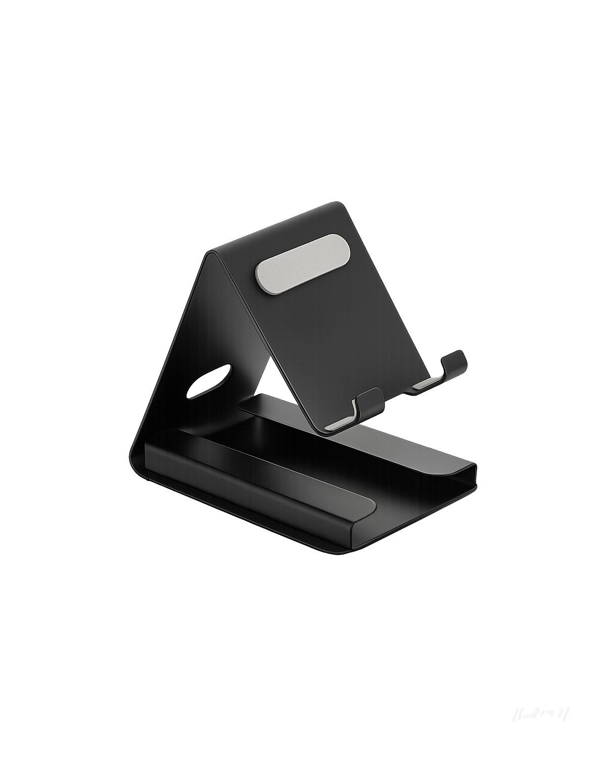 DeskMate Pro™ – Metal Mobile Stand with Business Card Holder