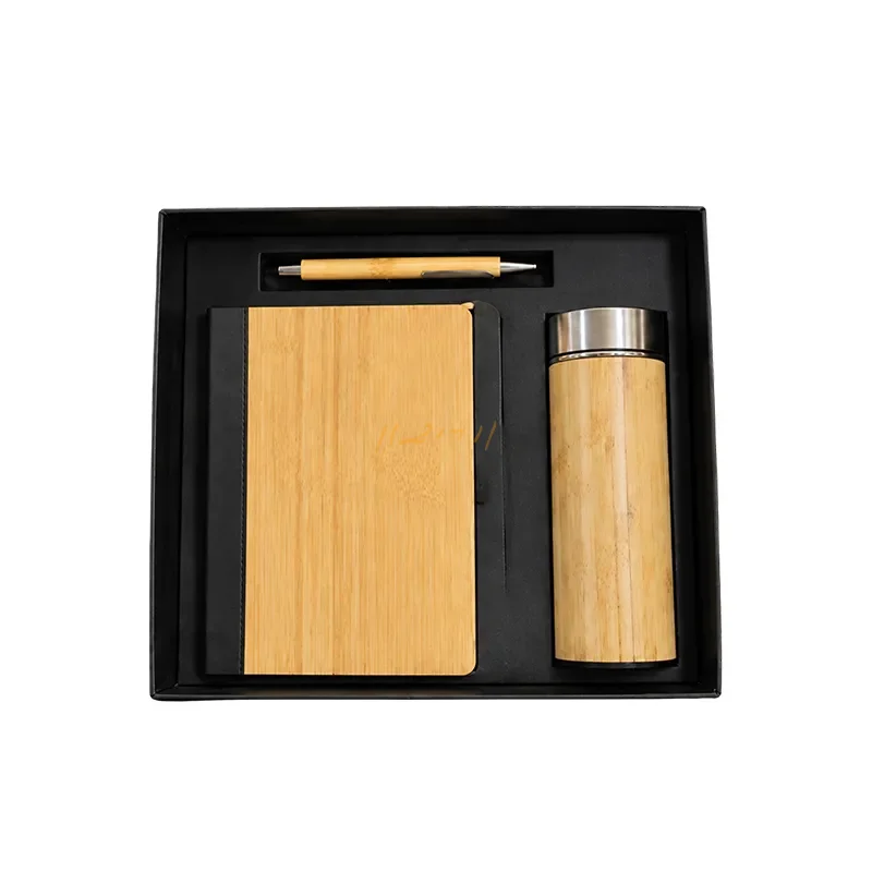 3-Piece Eco-Friendly Bamboo Corporate Gift Set