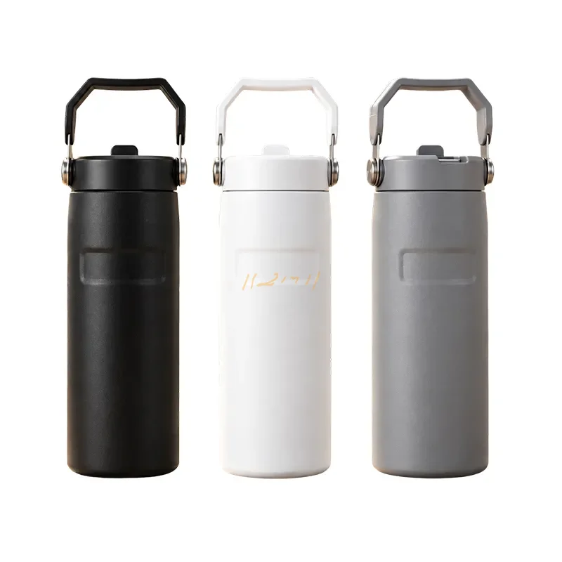 Insulated Stainless Steel Bottle with Carry Handle