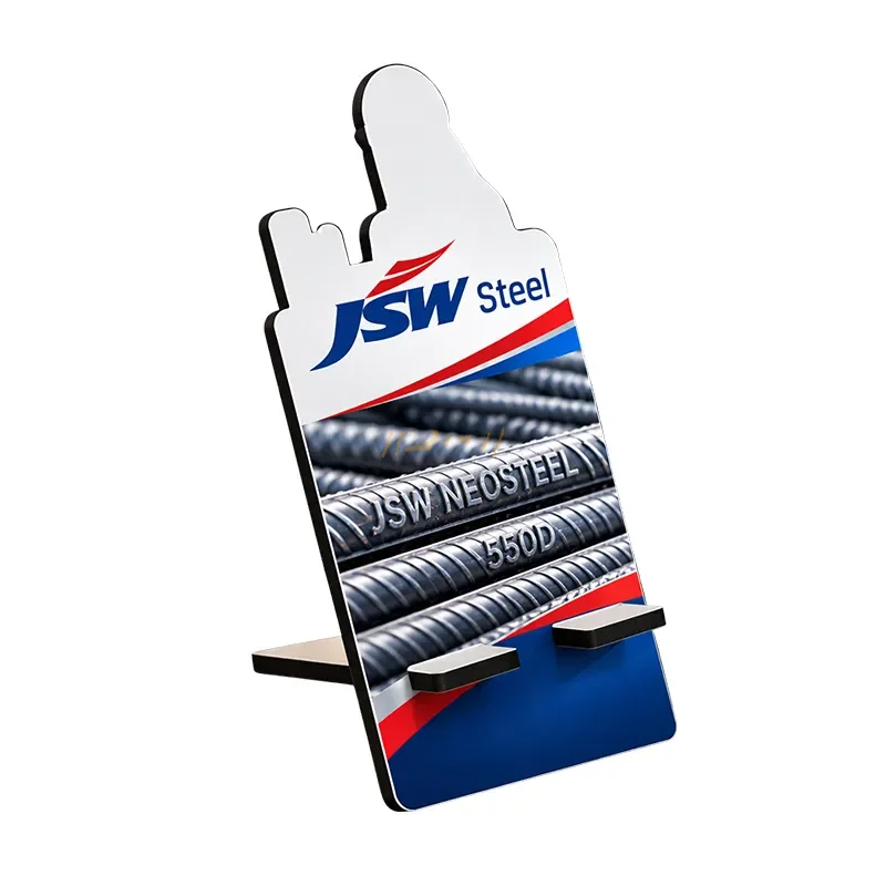 Custom-Shaped MDF Mobile Stand