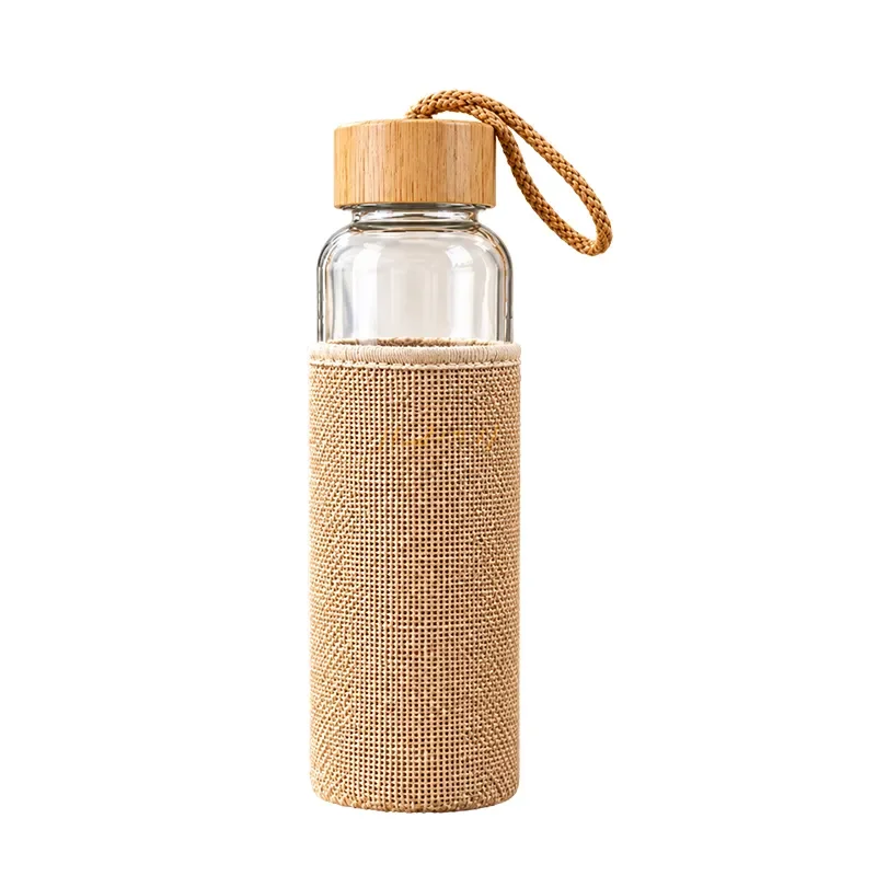 Borosilicate Glass Bottle with Jute Cover