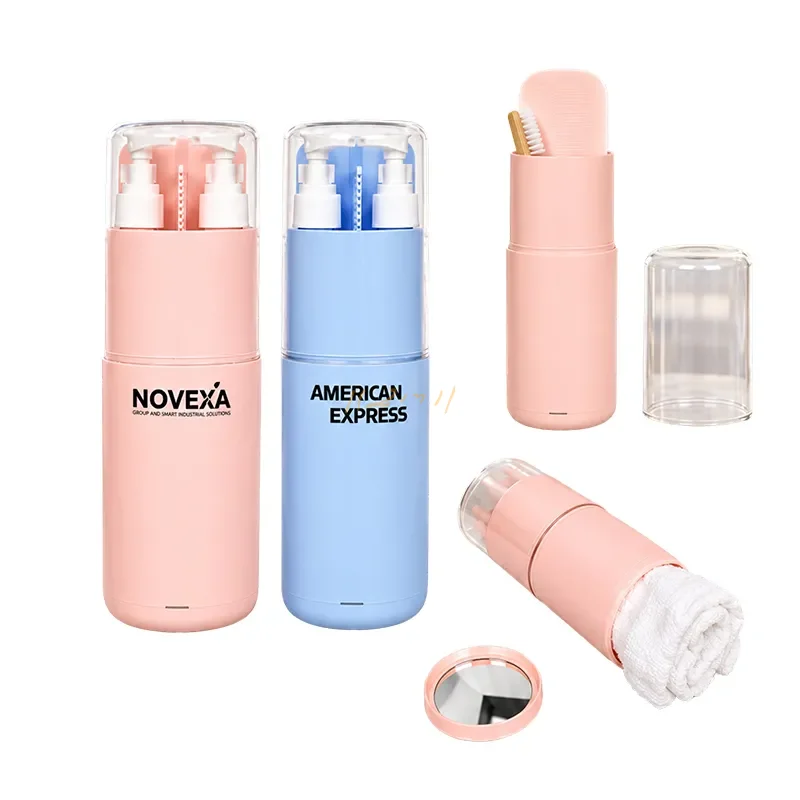 6 in 1 Custom-Branded All-in-One Travel Grooming Kit