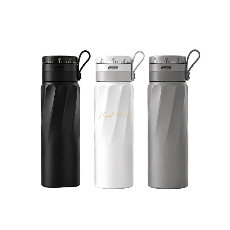 Insulated Flask with Mechanical Reminder Timer
