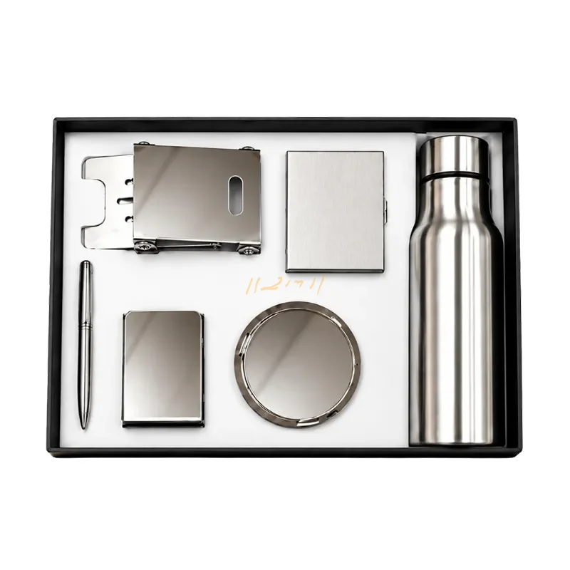 Executive Steel 6-Piece Corporate Gift Set