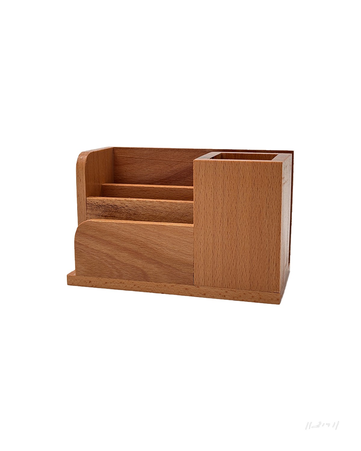 Wooden Executive Pen Stand