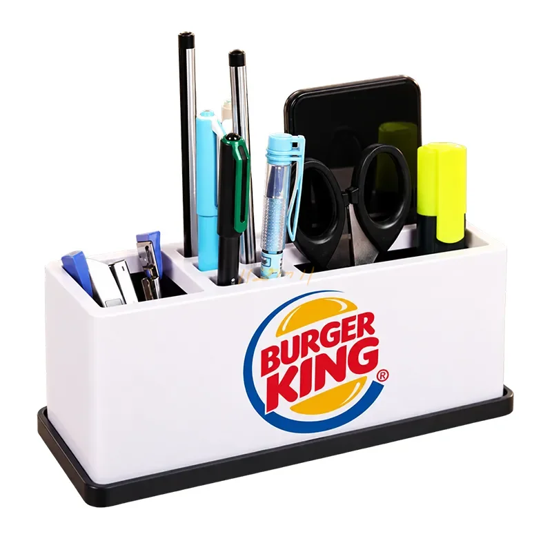 DeskVista Executive Organizer – Custom-Branded Pen Stand with Mobile Holder