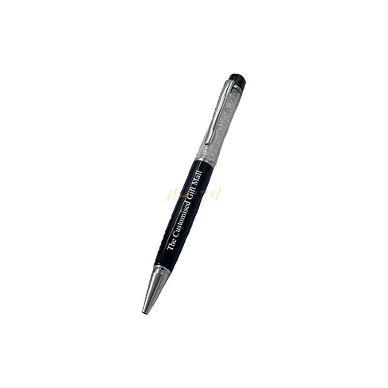 Crystal Luxe Metal Touch Pen – Silver Diamond Executive Pen