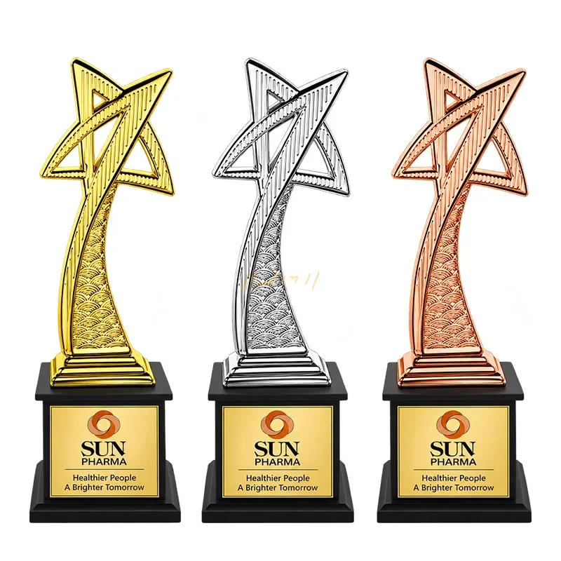Rising Star Metal Corporate Trophy