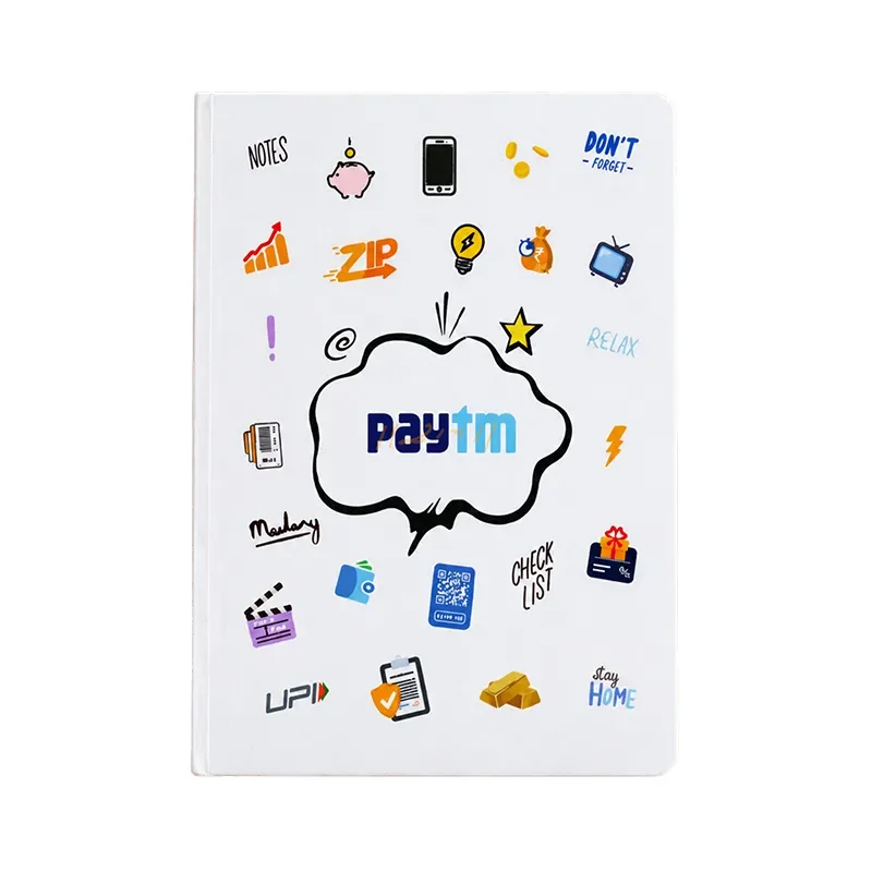 BrandPop A5 Premium Diary with Spot UV & Custom Sticker Branding
