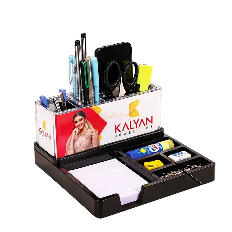 Executive Desk Organizer with 150-Page Chit Pad