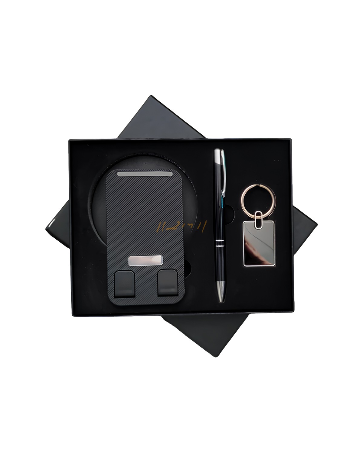 Executive Mobile Stand Trio – Phone Stand, Pen & Keychain