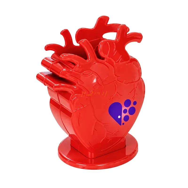 Anatomical Heart-Shaped Pen Stand with Custom Branding