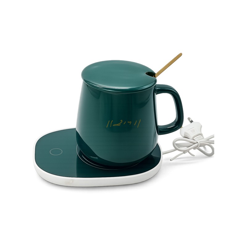 Smart Electric Coffee Mug Warmer Set with Auto Shut-Off