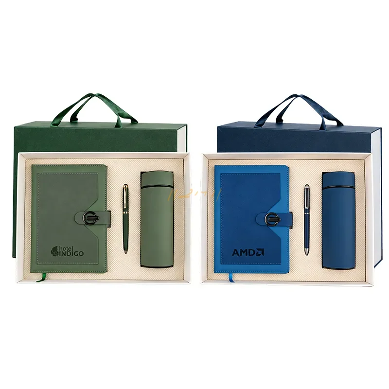 The Executive Voyage Trio – A5 Notebook, Metal Pen & Premium Bottle Gift Set