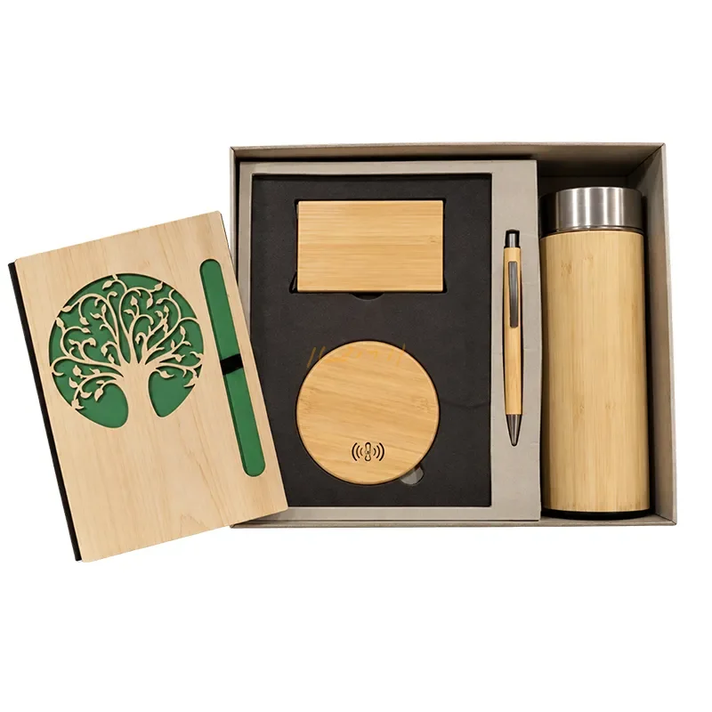 Eco-Friendly Bamboo Desk and Travel Gift Set