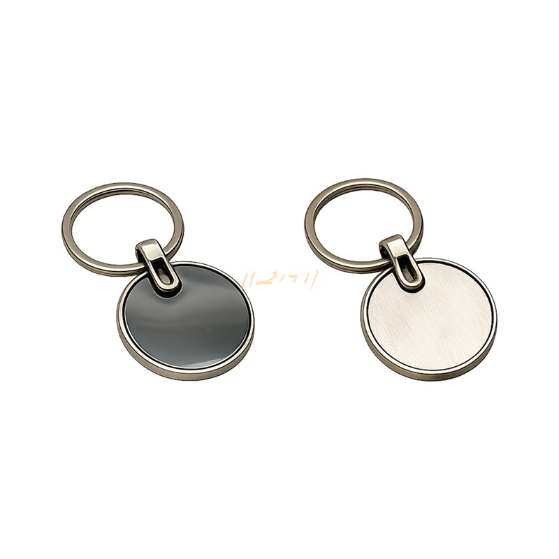Round Metal Keychain