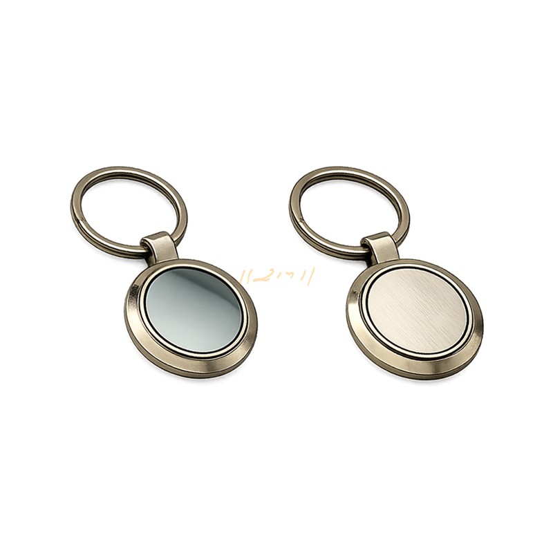 Premium Round Metal Keychain