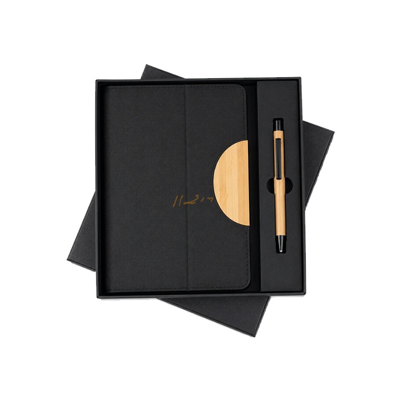 Bamboo Arc 2-in-1 Eco Executive Corporate Gift Set – Premium Diary & Bamboo Pen