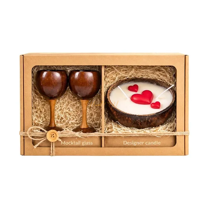 The Coconut Glow | Branded Mocktail & Candle Gift Hamper