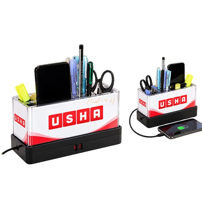 ChargeHub - Pen Organizer with Integrated Mobile Charging Stand