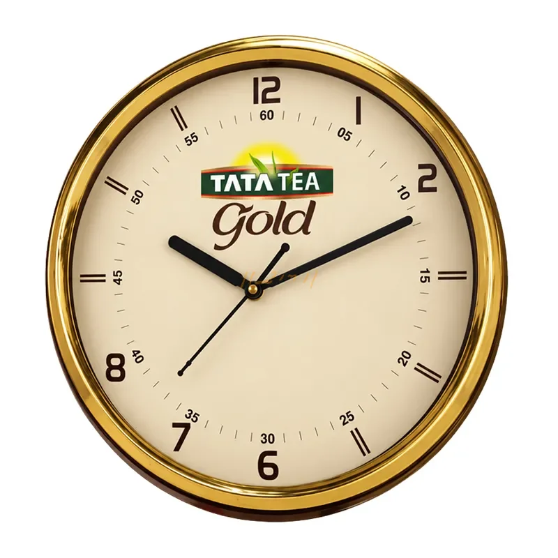 Golden Hours, Lasting Impressions | Custom Promotional Wall Clock