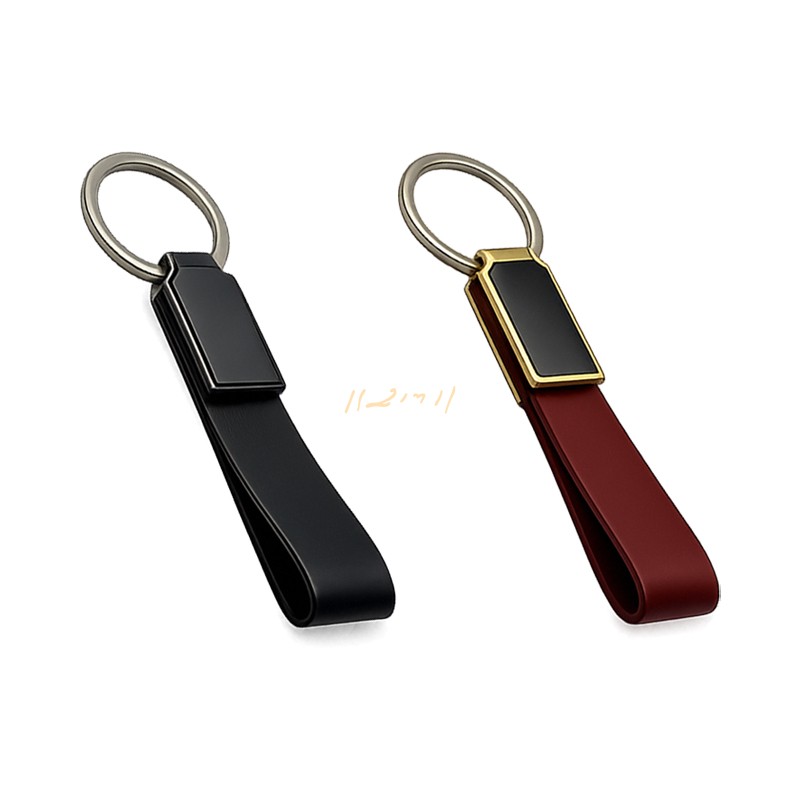 Premium Long-Loop Metal Keychain