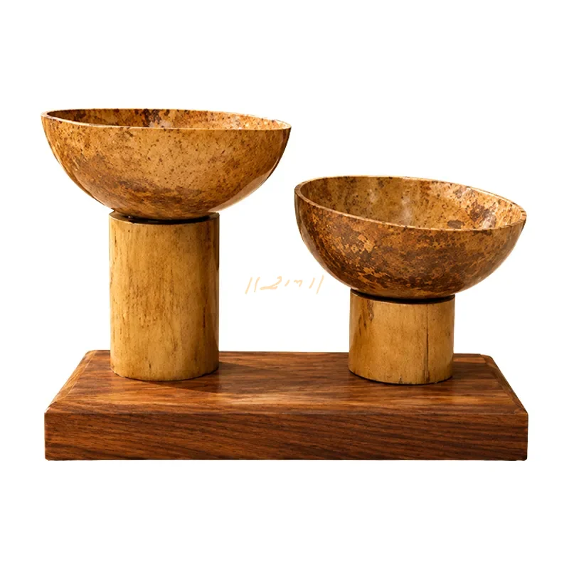 Twin Terra Coconut Shell Planter Stand