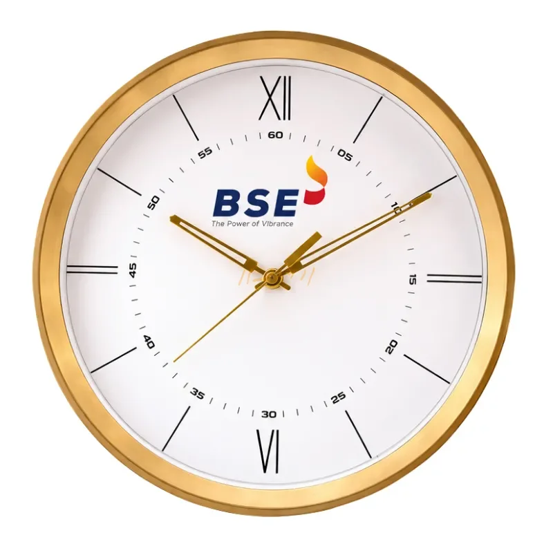 Golden Moments, Lasting Brand Impressions | Custom Promotional Wall Clock