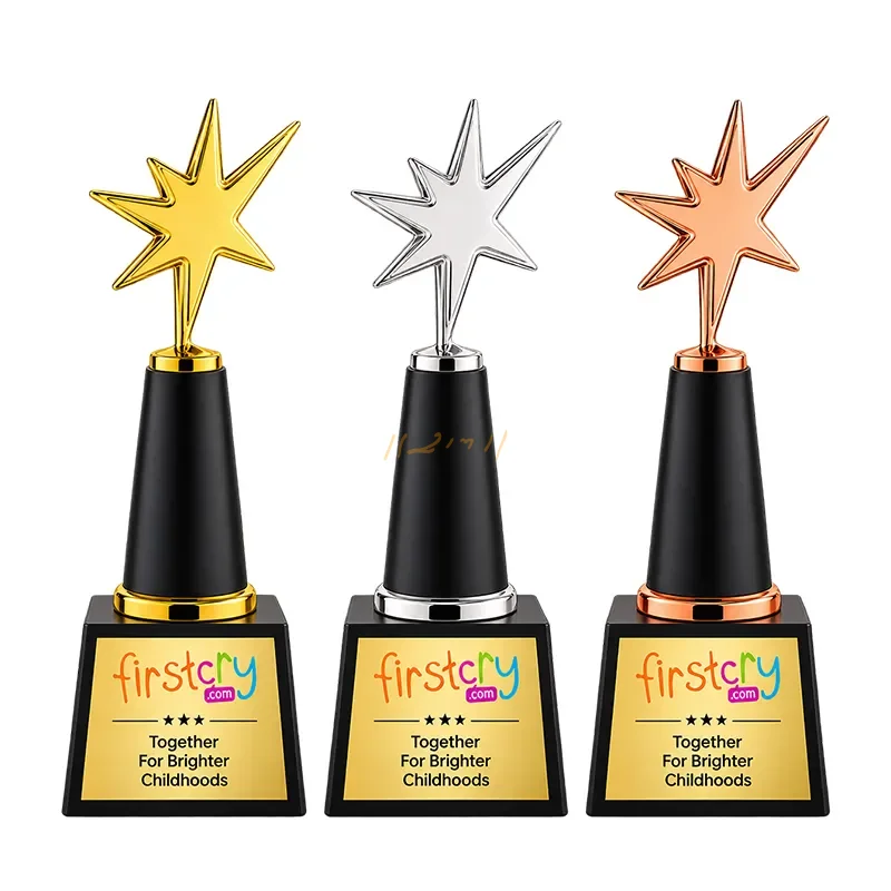 Stellar Achievement Metal Trophy