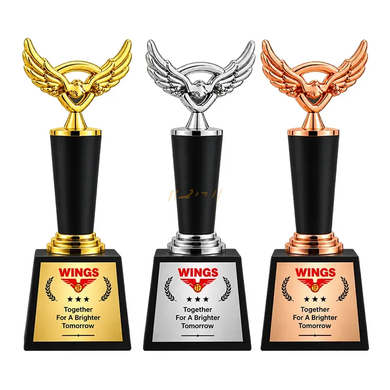 Wings of Excellence Metal Corporate Trophy