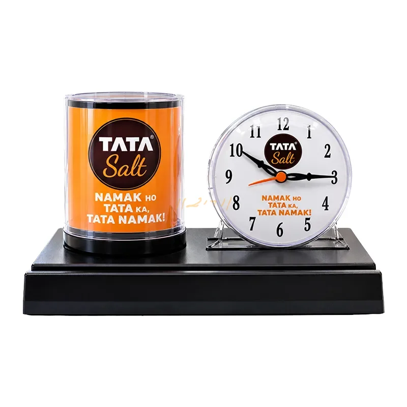 Revolving Pen Stand, Table Clock & Mobile Holder