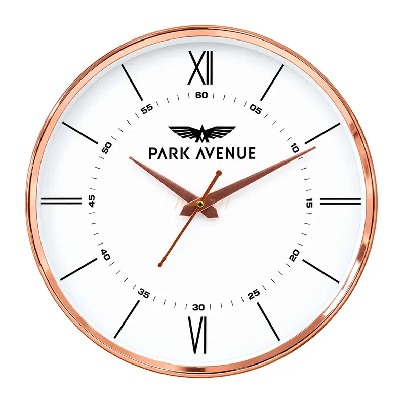 Rose-Gold Elegance, Timeless Brand Recognition | Custom Promotional Wall Clock