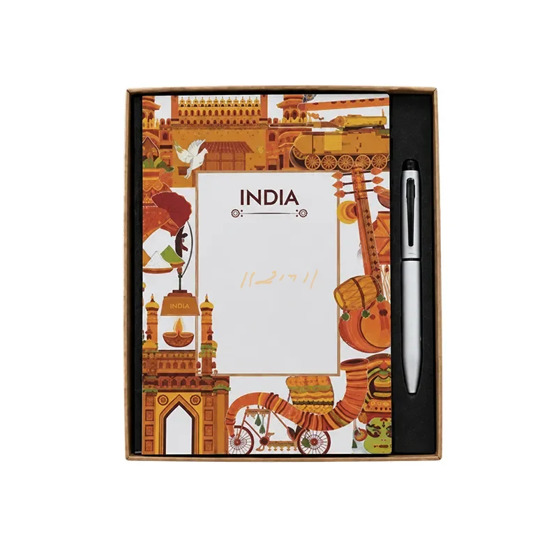 India Heritage Mini Notebook and Pen