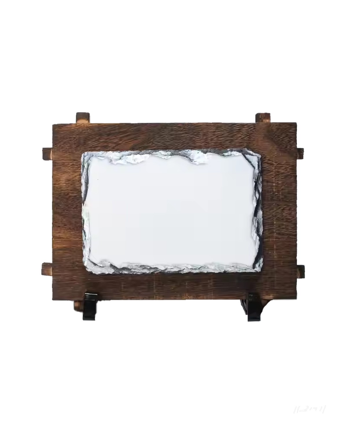 Wooden Base Sublimation Stone Frame