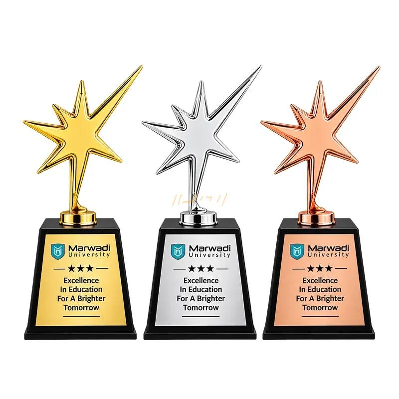 Ascendant Star Metal Corporate Trophy