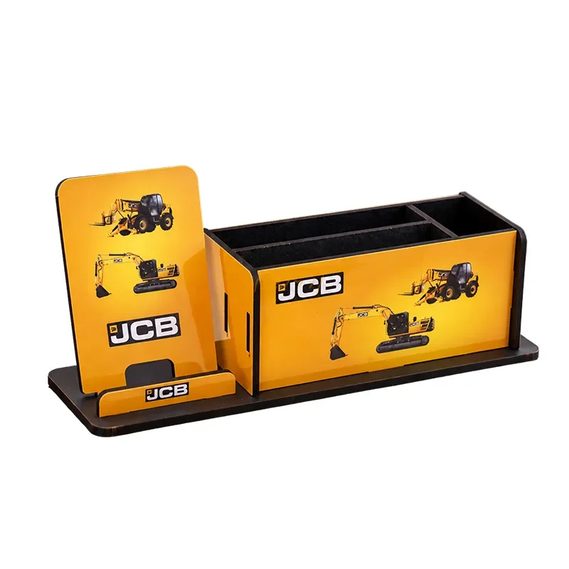 DeskCommand MDF Organizer with Mobile Stand & Custom Corporate Branding