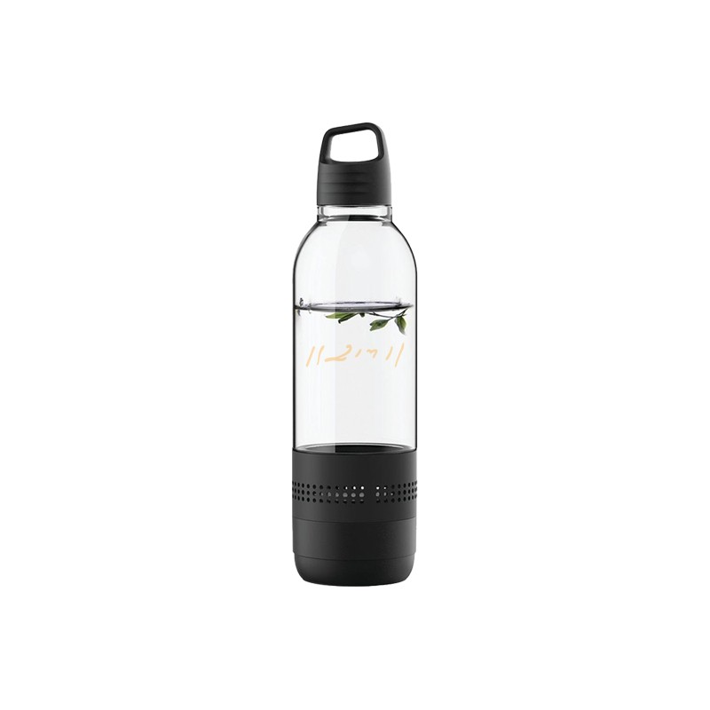 HydroBoom Bluetooth Speaker Glass Water Bottle