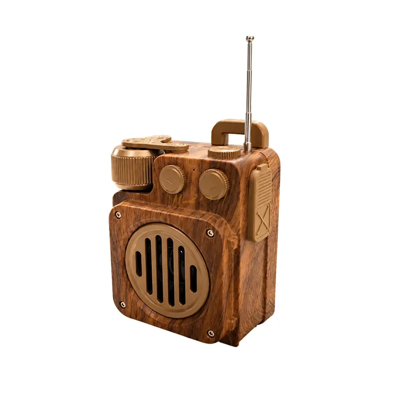 Retro Desktop Organizer with Bluetooth Speaker / FM