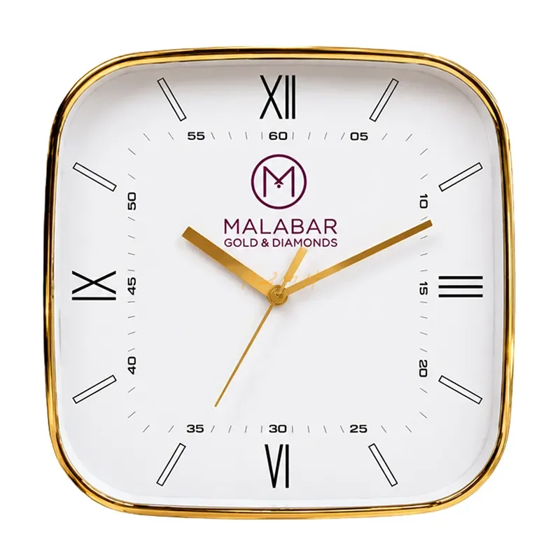 A Golden Moment for Your Brand | Custom Promotional Wall Clock