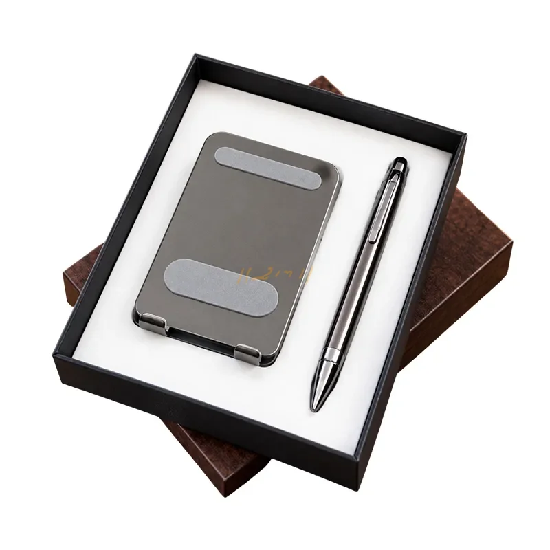 Premium Metal Mobile Stand & Ball Pen Corporate Gift Set