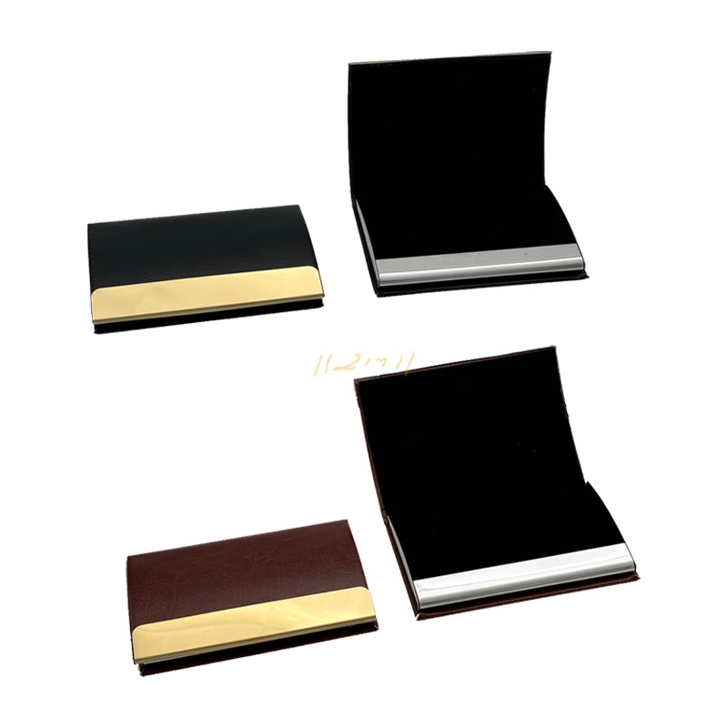 Royal Gold-Trim Promotional Card Holder