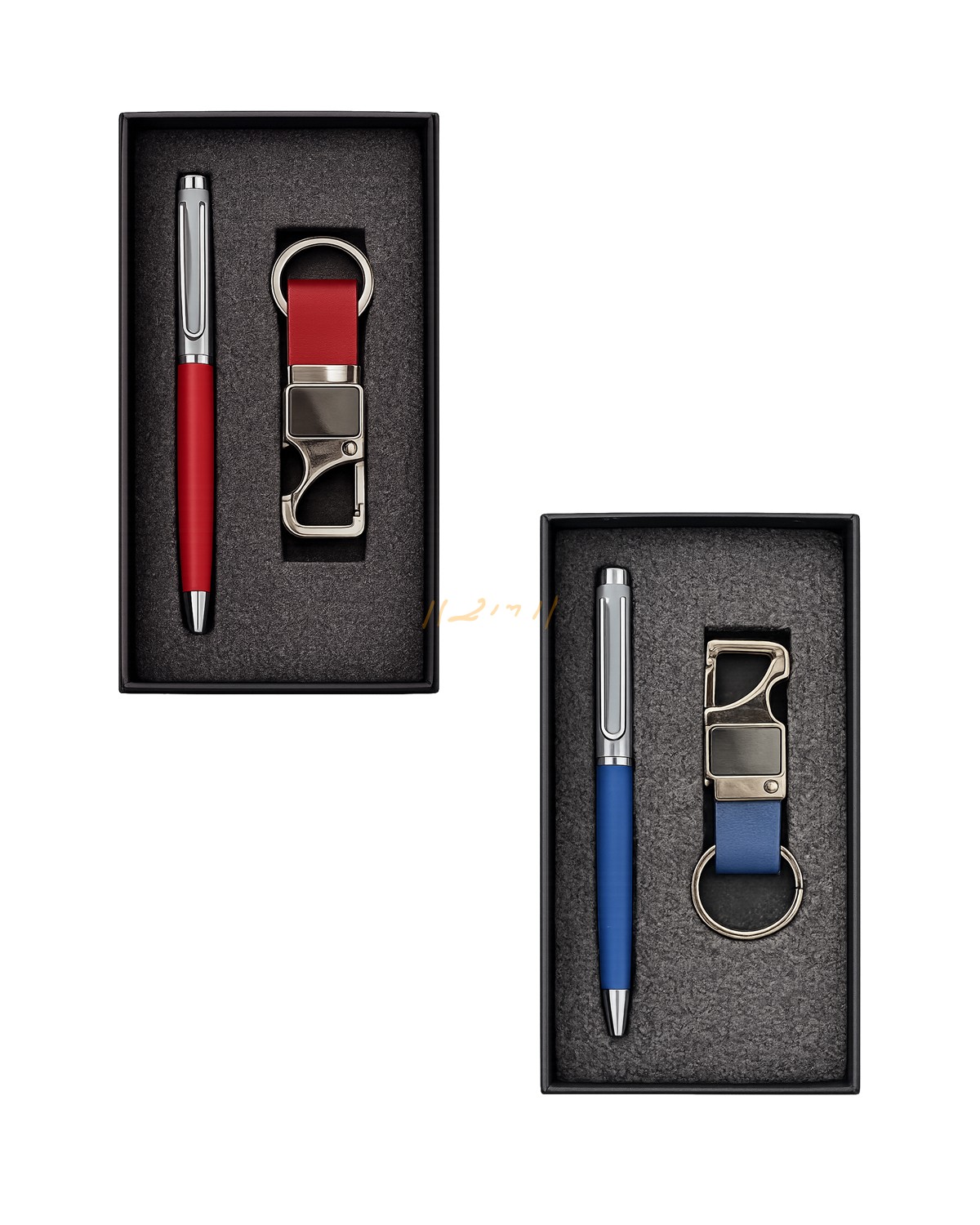 Elite Color Accent Pen & Keychain Duo