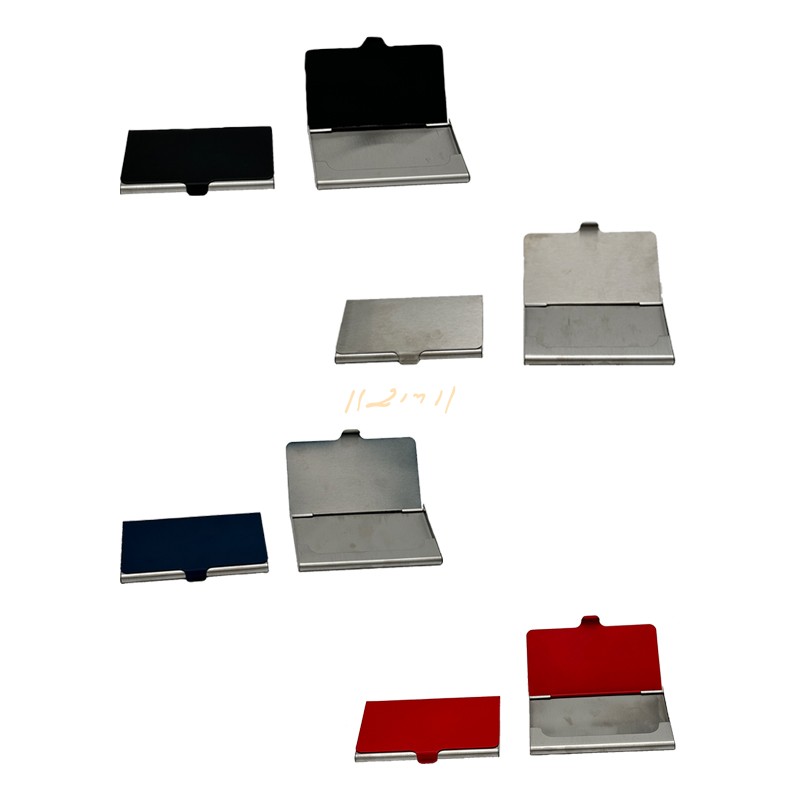 Ultra-Slim Steel Promotional Card Holder