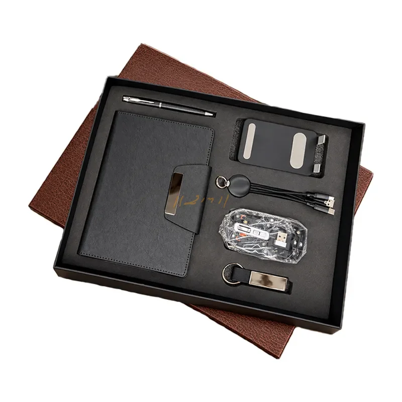 Gift Set with Notebook, Tech Accessories