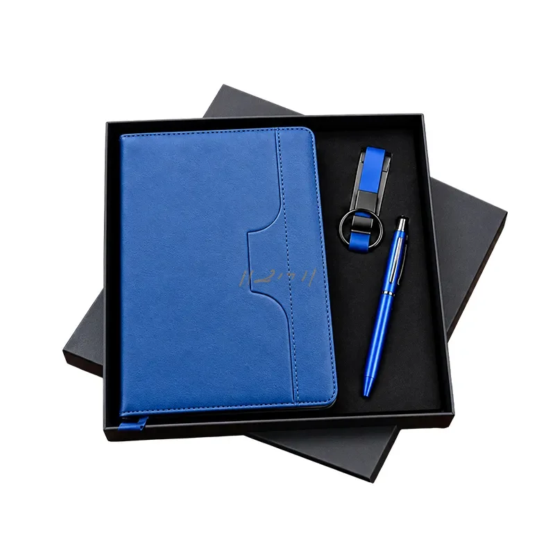 Blue Executive Notebook Corporate Gift Set