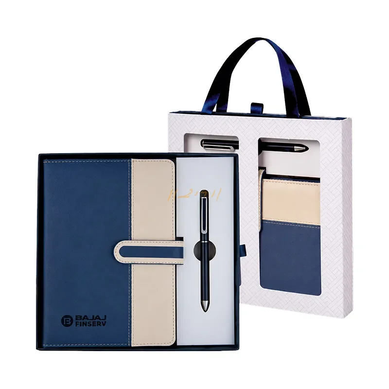 The Corporate Signature Duo – Premium A5 Notebook & Metal Pen Gift Set
