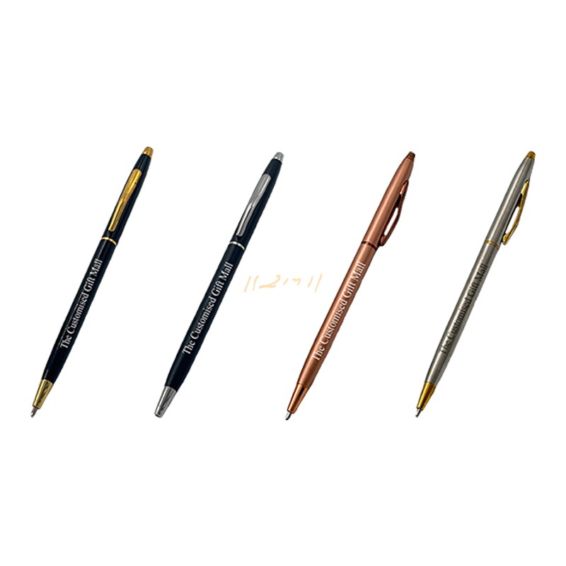 Slim Metal Pen – Elegant Personalized Corporate Writing Pen