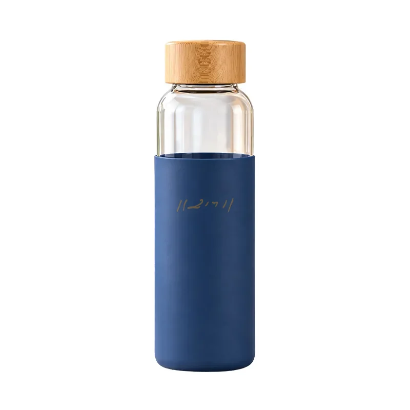 Borosilicate Glass Bottle with Silicone Cover