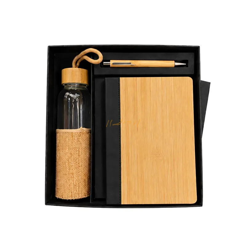 Natural Bamboo and Jute Corporate Gift Set