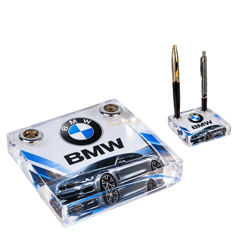 PrestigeBlock Personalized Acrylic Brand Paperweight